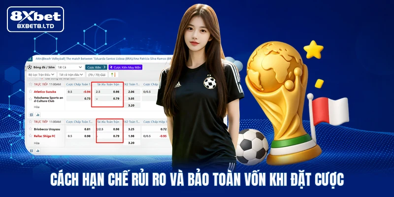Cách hạn chế rủi ro và bảo toàn vốn khi đặt cược