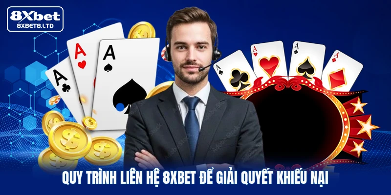 Quy trình liên hệ 8xbet để giải quyết khiếu nại